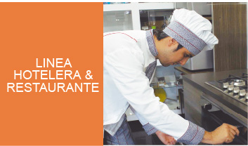 Línea hotelera y restaurante